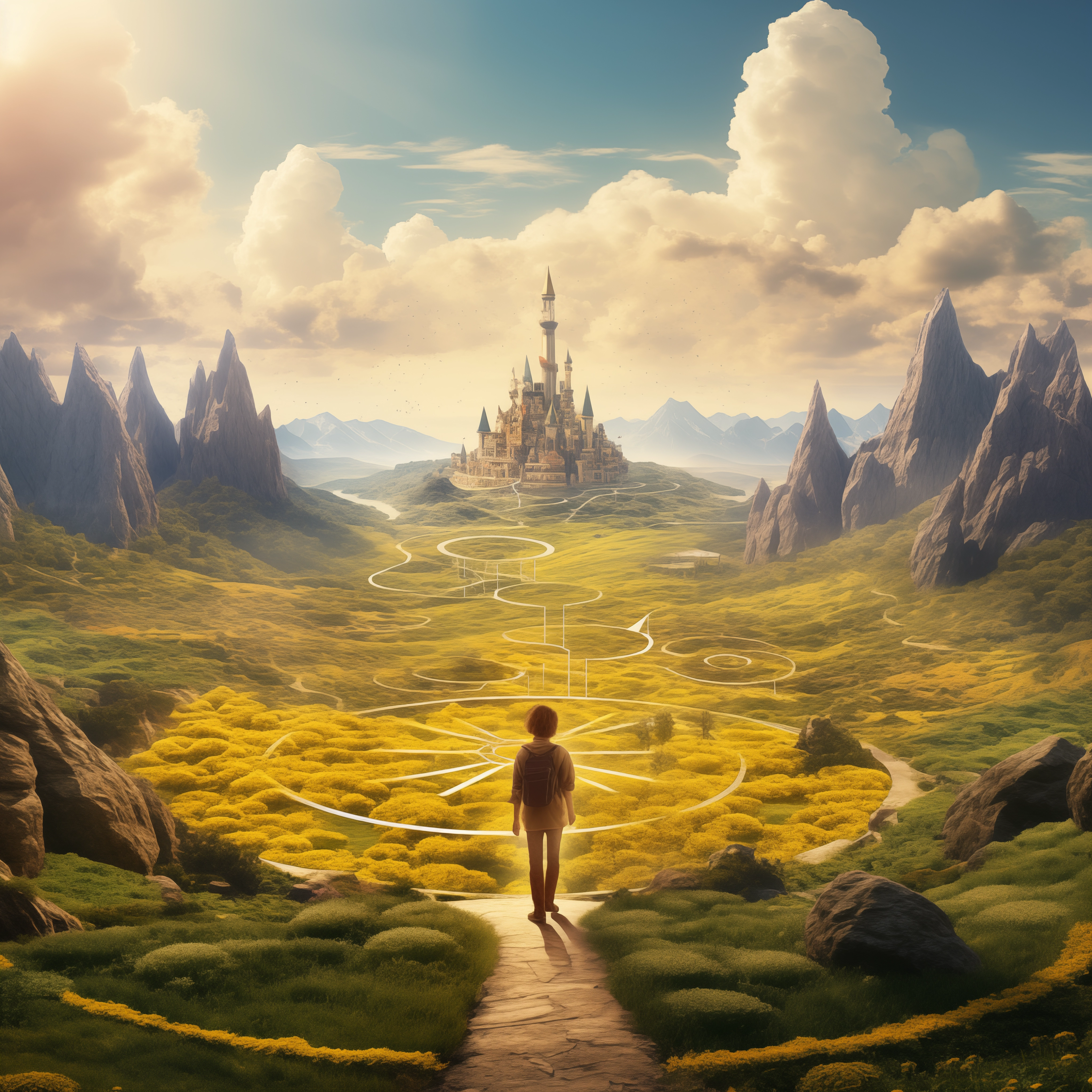 Someone Setting Out to Reach a the City of Done